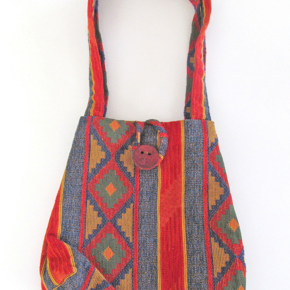 Colorful Cloth Purse with Boho Style